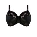 Sujetador de lactancia negro tallas grandes con aros Molly de Elomi frontal