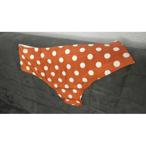 Braga polka dot burnt orange divertida