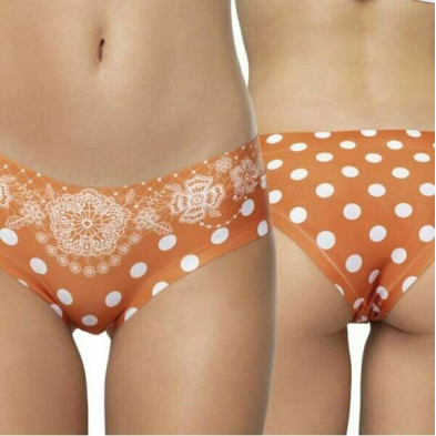 Braga polka dot burnt orange divertida