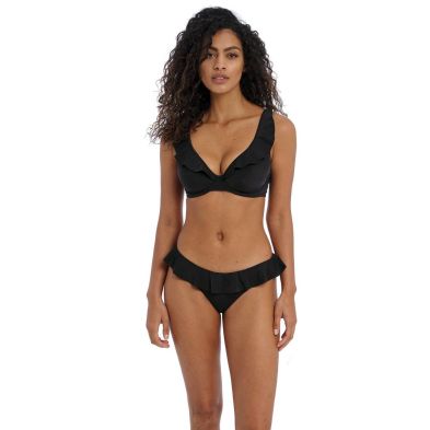 color negro Braga de bikini Italiana Jewel Cove de Freya liso gran capacidad 