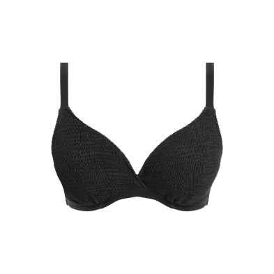 Top de bikini plunge  BLK Ibiza Waves frontal