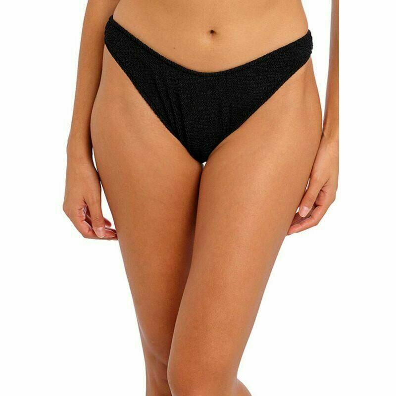 Braga de baño BLK de pierna alta Ibiza Waves de Freya delante
