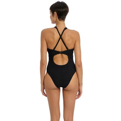 Bañador con aros BLK Ibiza Waves de Freya cruzado