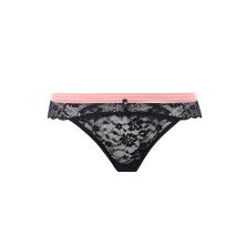 tanga brasileño negro Offbeat de Freya frontal