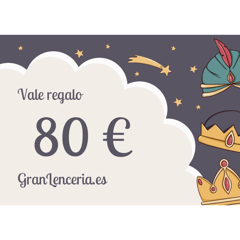 Tarjeta regalo Reyes Magos de 80€