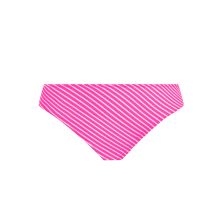 Braga de bikini tiro medio cebreado rosa Jewel Cove de Freya frontal