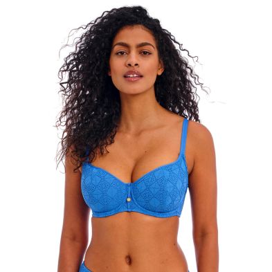 Top de bikini con relleno azul Nomad Nights de Freya