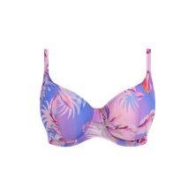 Top de bikini plunge lila Miami Sunset Cassis de Freya frontal