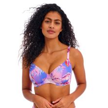 Top de bikini plunge lila Miami Sunset Cassis de Freya