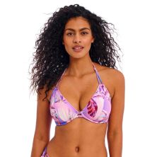 Top de bikini halter lila Miami Sunset Cassis de Freya