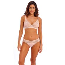 Bralette rosa perla Florilege de Wacoal delante