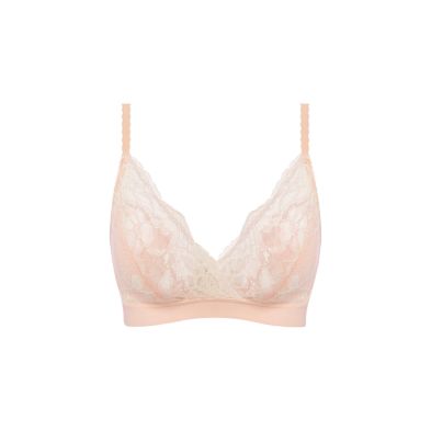 Bralette rosa perla Florilege de Wacoal frontal