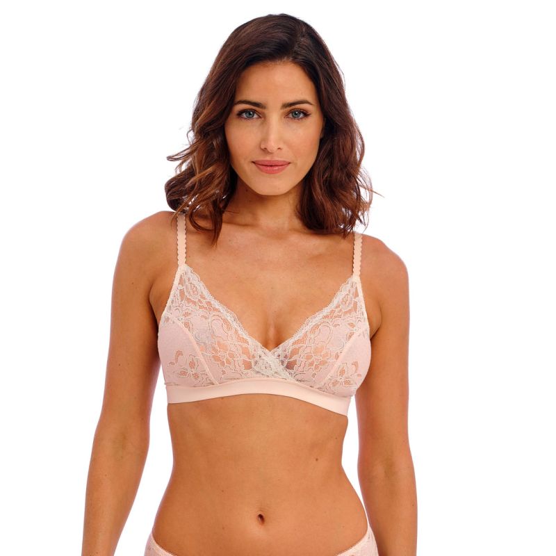 Bralette rosa perla Florilege de Wacoal