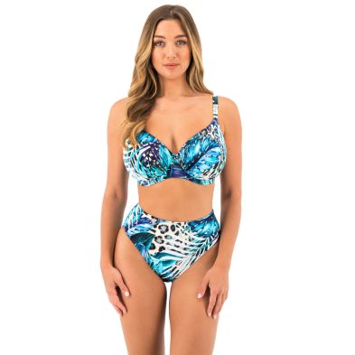 Top de bikini full cup Kabini Oasis Aegean de Fantasie delante