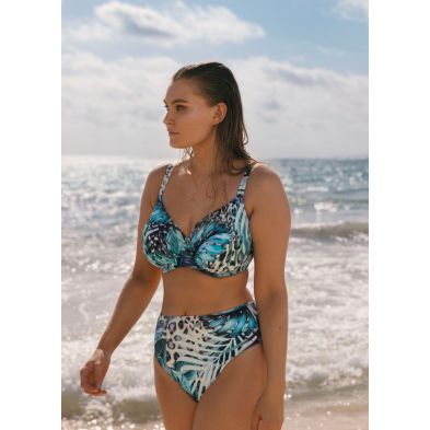 Top de bikini full cup Kabini Oasis Aegean de Fantasie pose