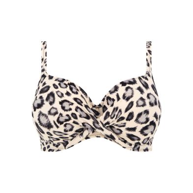 Top de bikini full cup Kabini Oasis Snow Leopard de Fantasie espalda