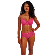 Sujetador plunge fucsia Fancies de Freya delante