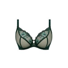 Sujetador plunge verde Loveland boudoir de Freya frontal