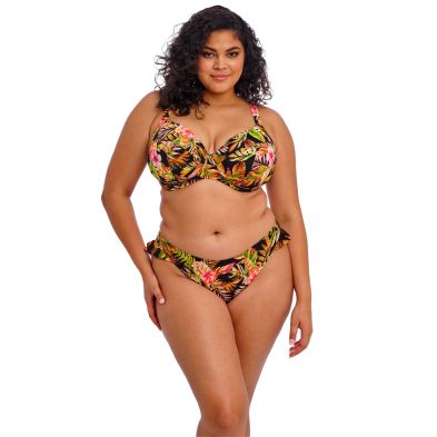 Top de bikini plunge Tiger Valley de Elomi