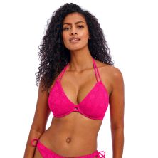 Top de bikini halter fucsia nomad freya