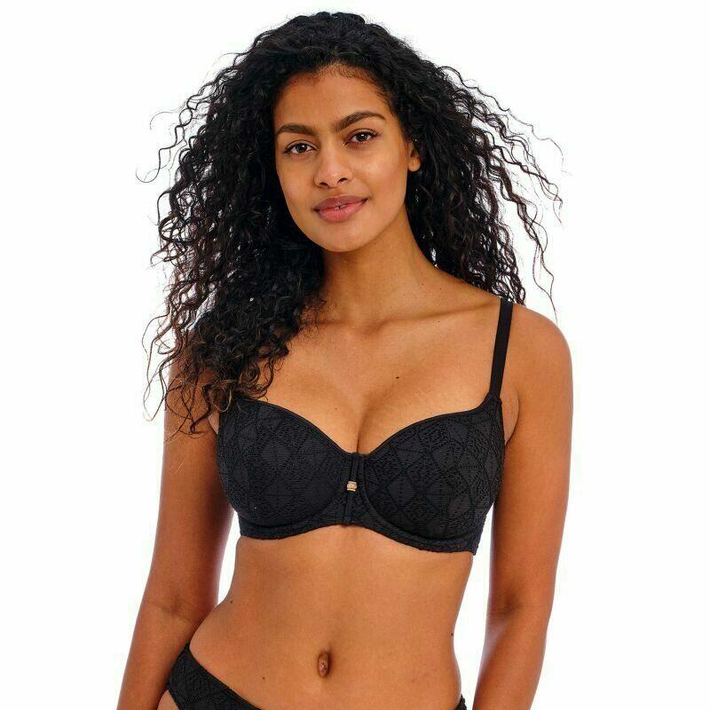 Top de bikini con relleno negro Nomad Nights de Freya