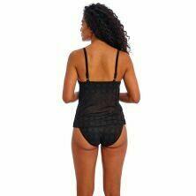 Top de tankini negro Nomad Nights de Freya espalda