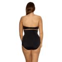 Braga de bikini alta negro Essentials de Elomi conjunto espalda