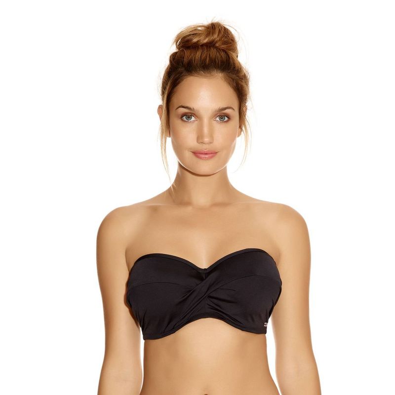 bikini bandeau con aros