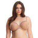 Sujetador talla grande plunge beige Matilda de Elomi frente