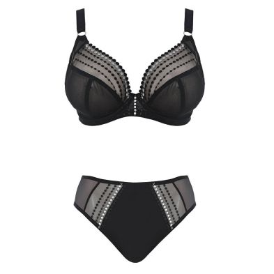 Braga Matilda de Elomi negra cutouts