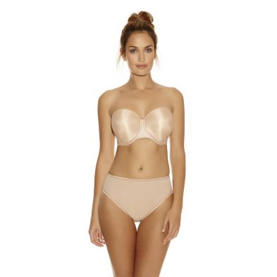 Sujetador nude sin tirantes preformado, coleccion Smoothing de Elomi