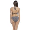 Top de bikini halter negro Run Wild de Freya conjunto espalda