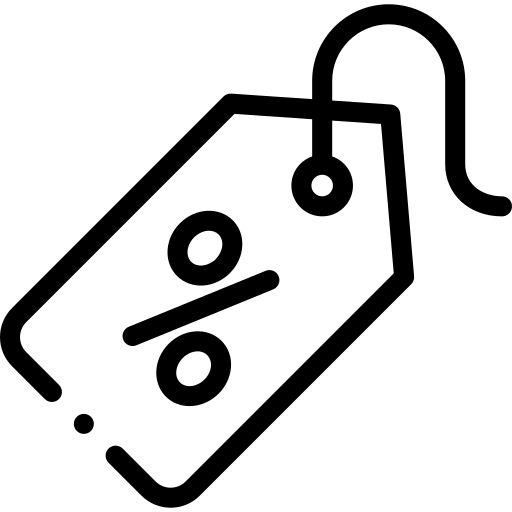 Icono de descuento