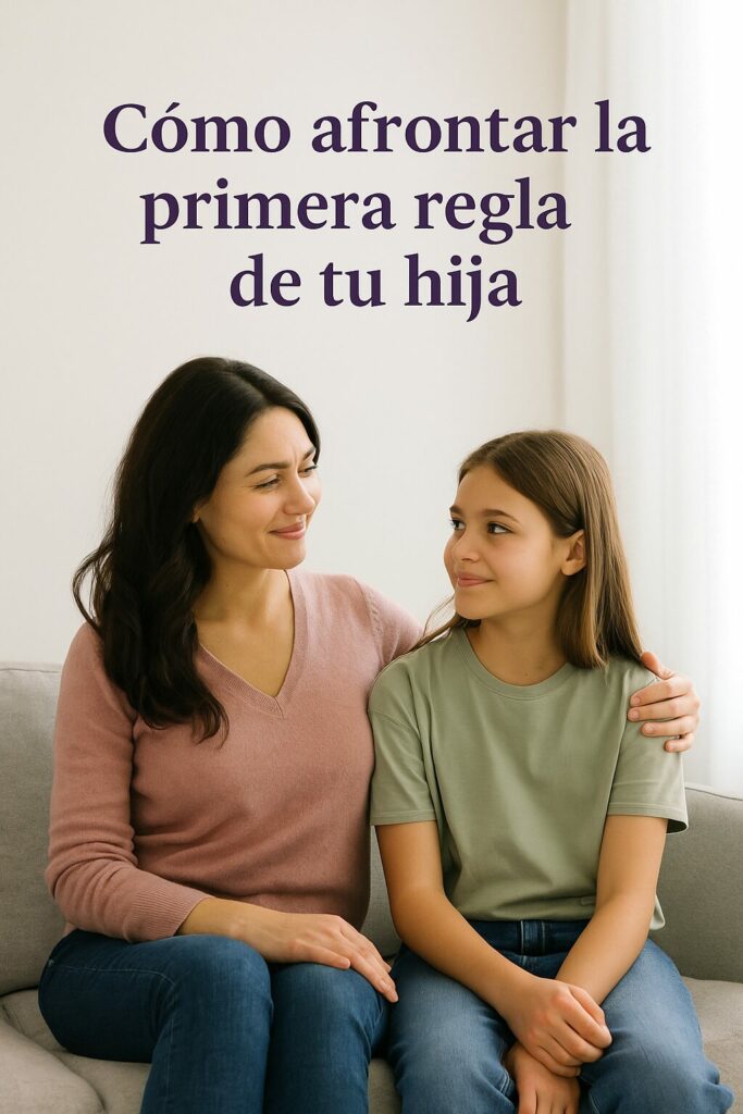 Cómo afrontar la primera regla de tu hija